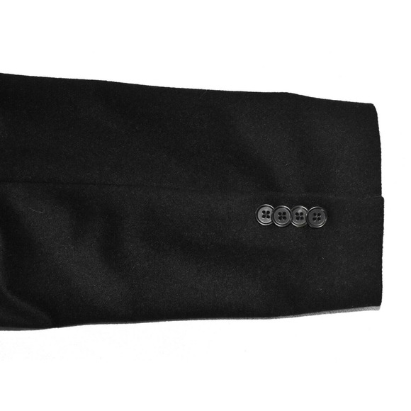 C0 Auth JOHN VARVATOS Black Wool Cashmere Silk Single Button Blazer Size 44 Long - Picture 5 of 10